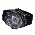 Big Bang Sang Bleu II Black Ceramic RSF Best Edition on Black Rubber Strap A1240 Clone Watch - Image 7