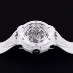 Big Bang Sang Bleu II White Ceramic RSF Best Edition on White Rubber Strap A1240 Clone Watch - Image 6