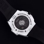Big Bang Sang Bleu II White Ceramic RSF Best Edition on White Rubber Strap A1240 Clone Watch - Image 4