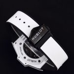 Big Bang Sang Bleu II White Ceramic RSF Best Edition on White Rubber Strap A1240 Clone Watch - Image 3