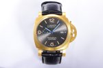 PAM1115 W VSF 1:1 Best Edition Gray Dial on Black Leather Strap P.9010 Clone