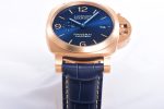 PAM1114 W VSF 1:1 Best Edition Blue Dial on Blue Leather Strap P.9010 Clone - Image 3