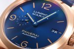 PAM1114 W VSF 1:1 Best Edition Blue Dial on Blue Leather Strap P.9010 Clone - Image 7