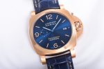 PAM1114 W VSF 1:1 Best Edition Blue Dial on Blue Leather Strap P.9010 Clone - Image 5