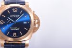 PAM1114 W VSF 1:1 Best Edition Blue Dial on Blue Leather Strap P.9010 Clone - Image 6