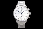 Portuguese Chrono IW3716 ZF 1:1 Best Edition White Dial on SS Bracelet A69355 Super Clone - Image 2