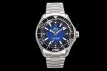 Seamaster 6000M Ultra Deep SS SBF 1:1 Best Edition Deep Blue Dial on SS Bracelet A8912 Super Clone