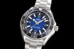 Seamaster 6000M Ultra Deep SS SBF 1:1 Best Edition Deep Blue Dial on SS Bracelet A8912 Super Clone - Image 4