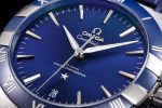 Constellation Blue Ceramic SS SBF 1:1 Best Edition Blue Dial on Blue Gummy Strap A8900 Super Clone - Image 10