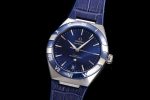 Constellation Blue Ceramic SS SBF 1:1 Best Edition Blue Dial on Blue Gummy Strap A8900 Super Clone - Image 4