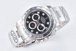 Daytona 116509 Clean Factory 1:1 Best Edition 904L SS Case and Bracelet Black Diamonds Dial SA4130 Super Clone - Image 4