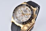 Daytona 116518 Clean Factory 1:1 Best Edition YG Case MOP Diamond Dial on Oysterflex Rubber Strap SA4130 Super Clone - Image 3