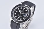 Yacht-Master 42mm 226659 Clean Factory 1:1 Best Edition  Black Ceramic Bezel on Black Rubber Strap VR3235 Super Clone - Image 2