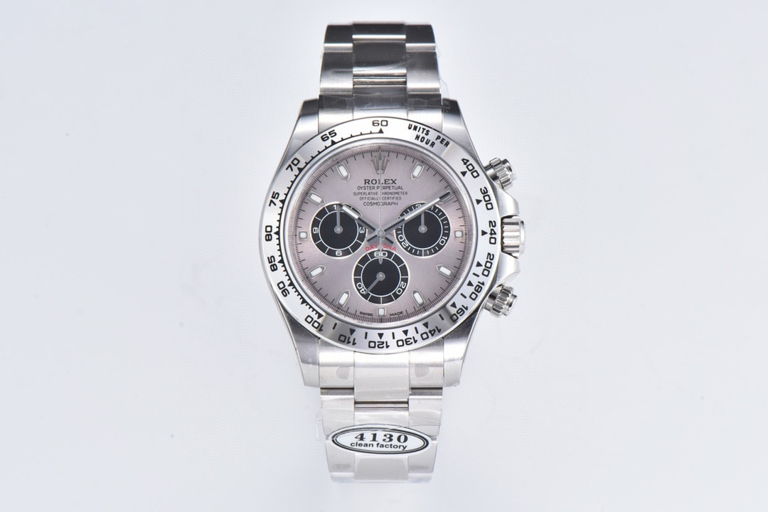 Daytona 116509 Clean 1:1 Best Edition 904L SS Case Gray Dial on SS Bracelet SA4130 V2 Super Clone