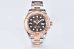 Yacht-Master 126621 SS/RG Clean Factory 904L Steel Brown Dial on SS/RG Bracelet VR3235 Super Clone - Image 2