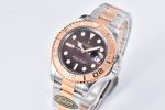 Yacht-Master 126621 SS/RG Clean Factory 904L Steel Brown Dial on SS/RG Bracelet VR3235 Super Clone - Image 3