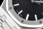 Royal Oak 41mm 15500 SS ZF 1:1 Best Edition Black Textured Dial on SS Bracelet A4302 Super Clone - Image 5