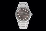 Royal Oak 41mm 15500 SS ZF 1:1 Best Edition Gray Textured Dial on SS Bracelet A4302 Super Clone