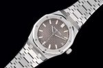 Royal Oak 41mm 15500 SS ZF 1:1 Best Edition Gray Textured Dial on SS Bracelet A4302 Super Clone - Image 2