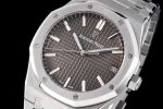 Royal Oak 41mm 15500 SS ZF 1:1 Best Edition Gray Textured Dial on SS Bracelet A4302 Super Clone - Image 3