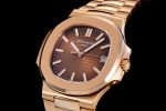 Nautilus 5711/1R RG 3KF 1:1 Best Edition Brown Textured Dial on RG Bracelet A324 Super Clone - Image 3