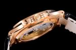Nautilus 5711/1R RG 3KF 1:1 Best Edition Brown Textured Dial on Brown Leather Strap A324 Super Clone V2 - Image 8