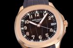 Aquanaut 5167R RG 3KF Best Edition Brown Dial on Brown Rubber Strap A324 Super Clone V2 - Image 5