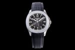Aquanaut 5167 SS 3KF Best Edition Gray Dial on Black Rubber Strap A324 Super Clone V2