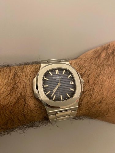 Nautilus 5711/1A 3KF 1:1 Best Edition Blue Textured Dial on SS Bracelet A324 Super Clone V2 photo review