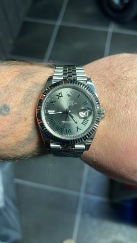 DateJust 126334 904L SS Clean Factory Best Edition Wimbledon Dial on Jubilee Bracelet VR3235 photo review