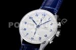 IWC Portuguese Chrono IW371446 ZF 1:1 Best Edition on BlueLeather Strap A7750 (Same Thickness as Genuine) Super Clone Watch - Image 3