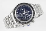 Speedmaster MoonWatch OMF SS Sapphire Crystal Black Dial on SS Bracelet Manual Winding Chrono Movement - Image 4