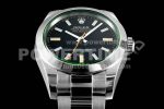 Milgauss 116400 GV Green Sapphire GSF 1:1 Best Edition Black Dial on SS Bracelet VR3230 - Image 4