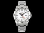 Explorer II 42mm 216570 Black 904L SS GMF 1:1 Best Edition White Dial on Bracelet SA3187 CHS V4