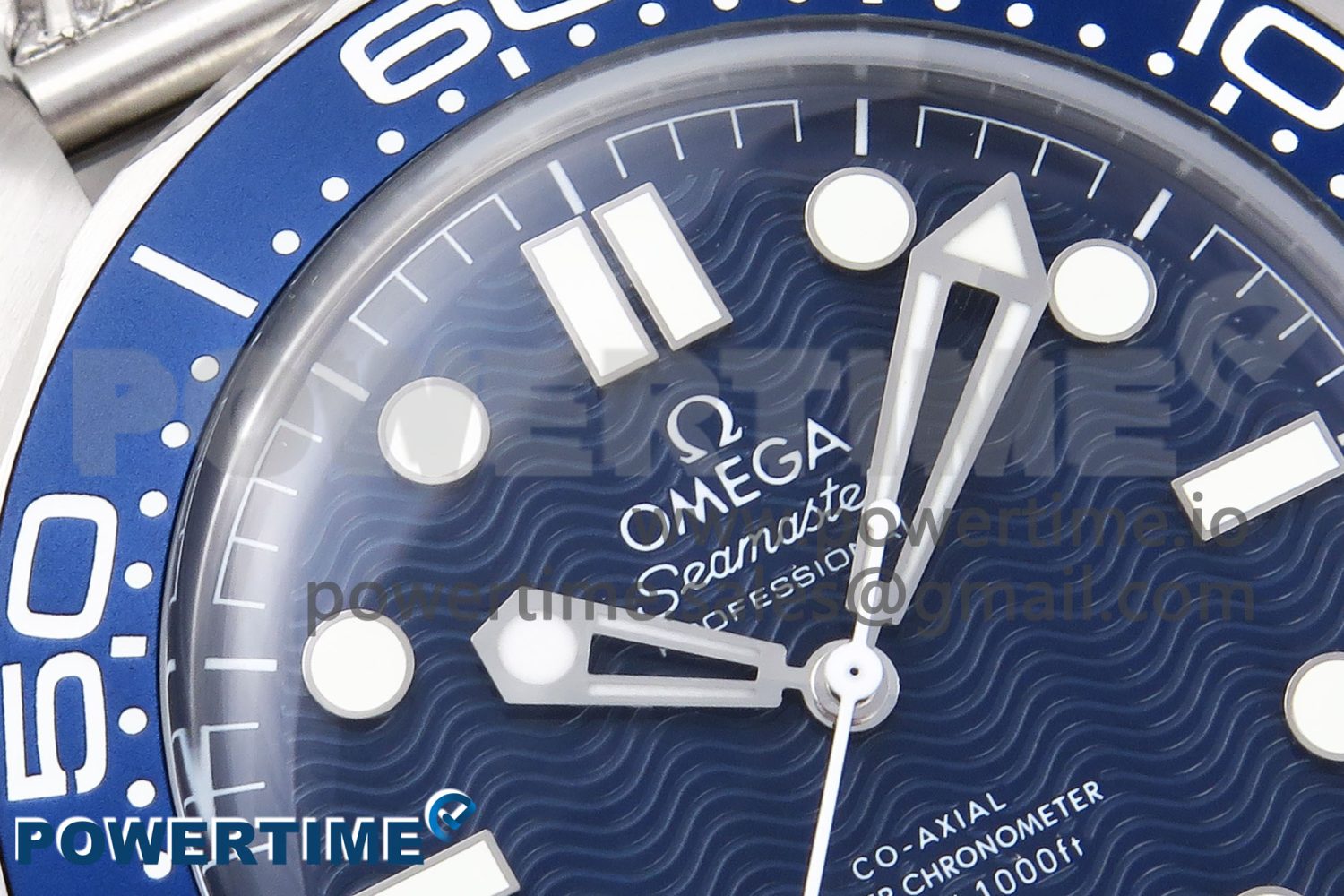 Seamaster 300M 42mm James Bond 60th anniversary VSF Best Edition on Mesh Bracelet A8806 - Image 4
