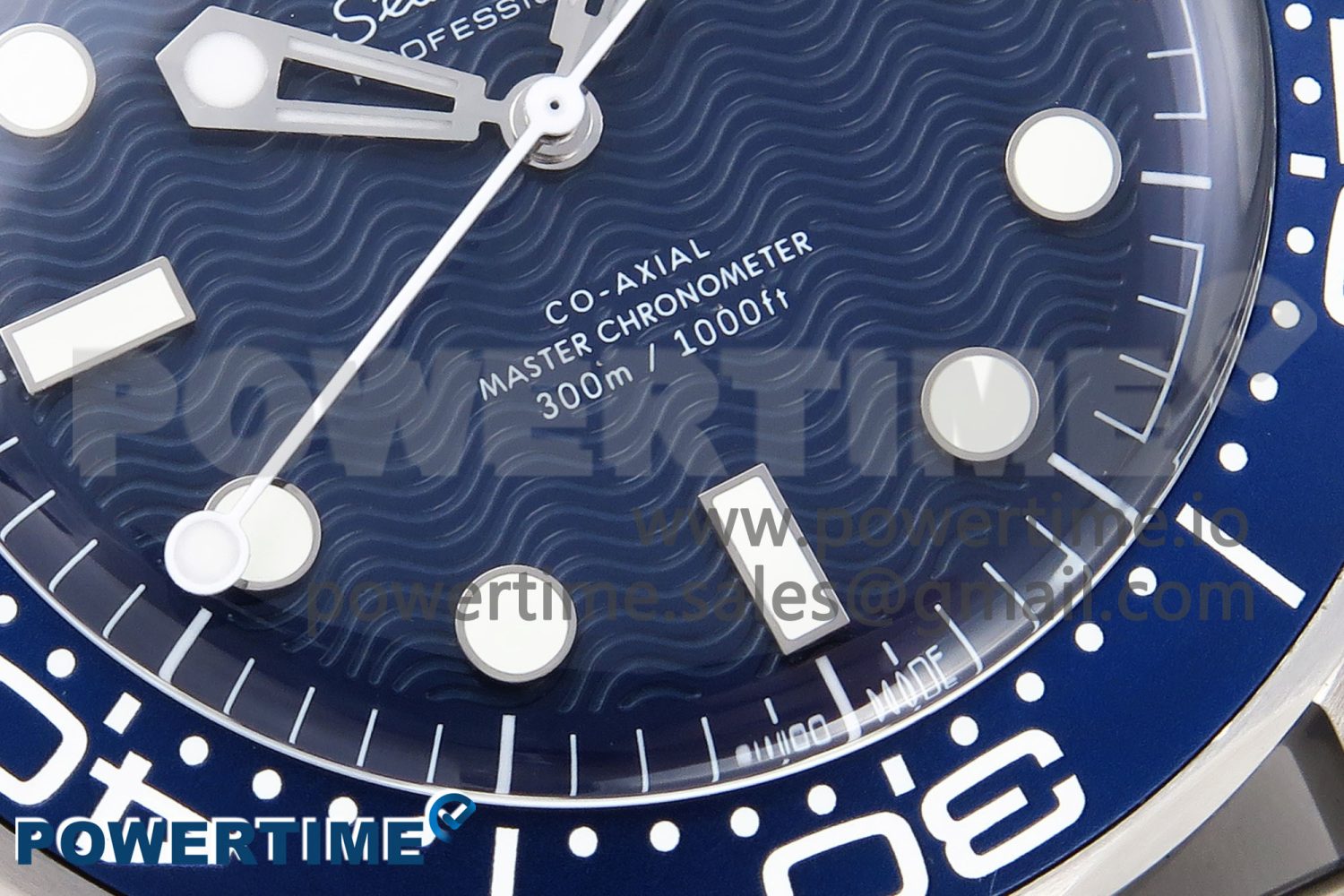 Seamaster 300M 42mm James Bond 60th anniversary VSF Best Edition on Mesh Bracelet A8806 - Image 5