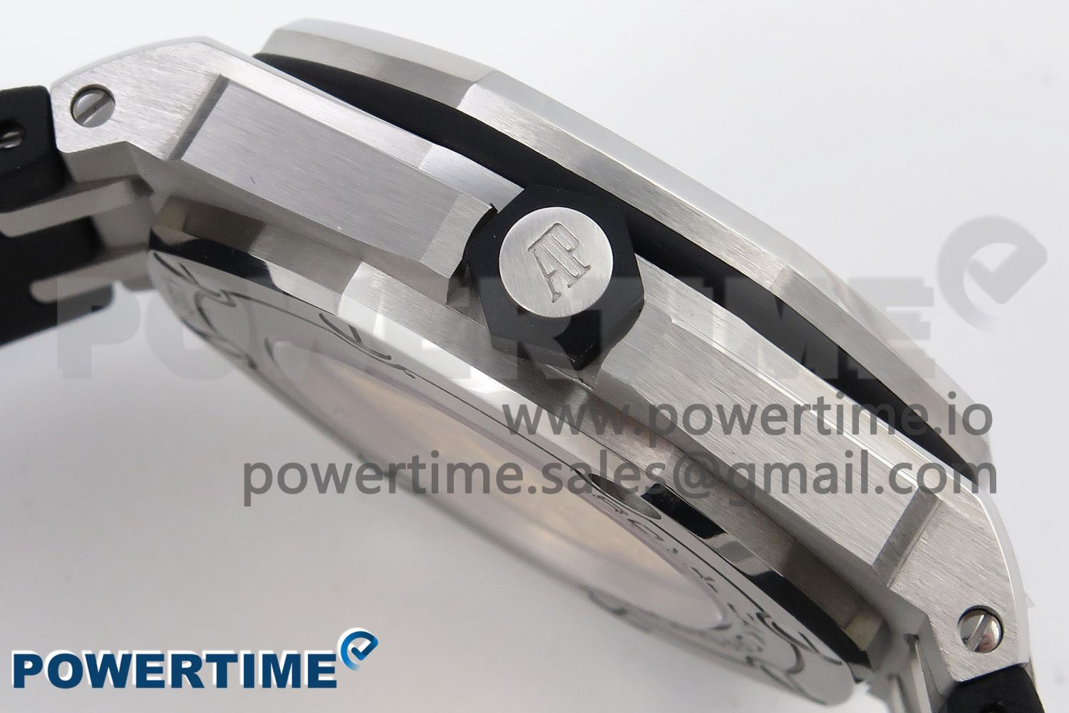 Royal Oak Offshore Diver 15710 ZF 1:1 Best Edition Black Dial on Black Rubber Strap SA3120 Super Clone V2 - Image 6