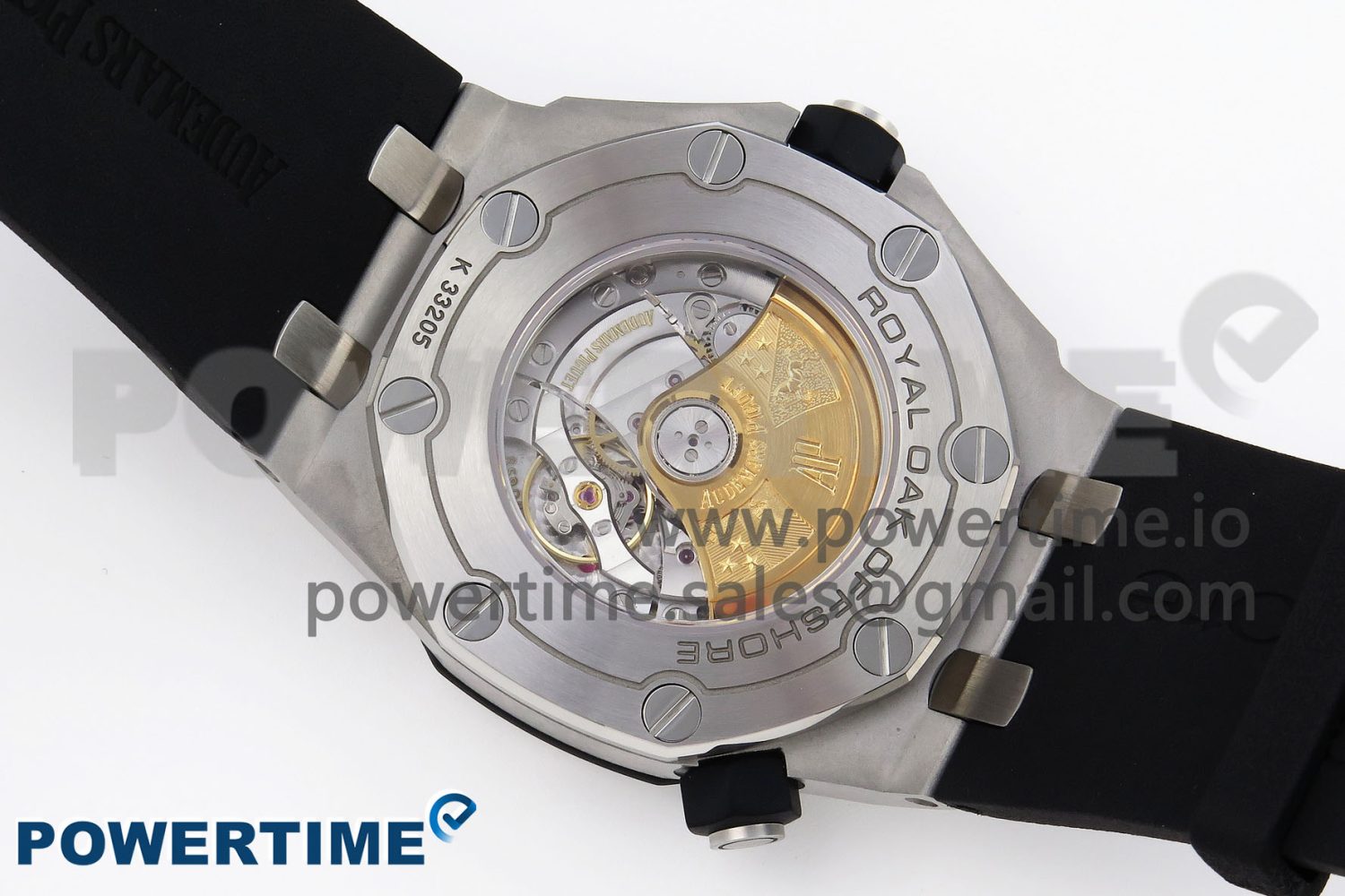 Royal Oak Offshore Diver 15710 ZF 1:1 Best Edition Black Dial on Black Rubber Strap SA3120 Super Clone V2 - Image 8
