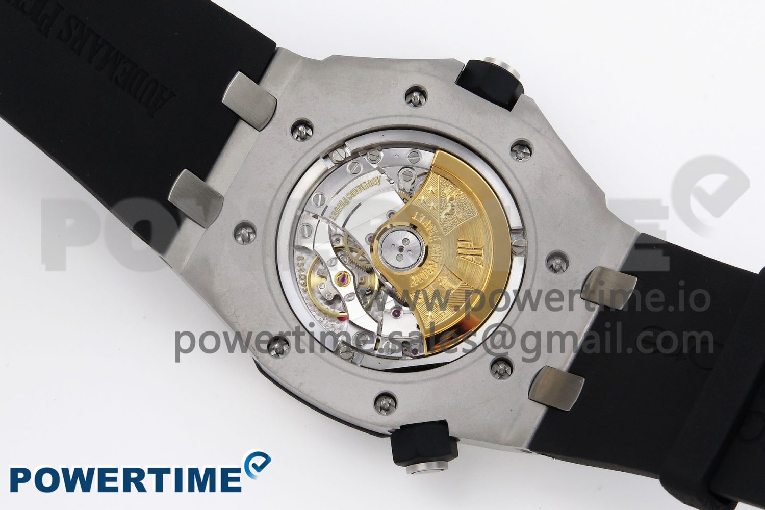 Royal Oak Offshore Diver 15710 ZF 1:1 Best Edition Black Dial on Black Rubber Strap SA3120 Super Clone V2 - Image 9