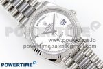 DayDate 40 SS GSF Gain Weight White Roman Dial on President Bracelet A3255 - Image 3