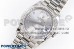 DayDate 40 SS GSF Gain Weight Silver Crystal Dial on President Bracelet A3255 - Image 2