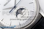 Master Ultra Thin Moon 1368420 SS ZF 1:1 Best Edition White Dial on Black Leather Strap SA925 Super Clone V2 - Image 5