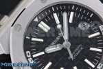 Royal Oak Offshore Diver 15710 ZF 1:1 Best Edition Black Dial on Black Rubber Strap SA3120 Super Clone V2 - Image 4