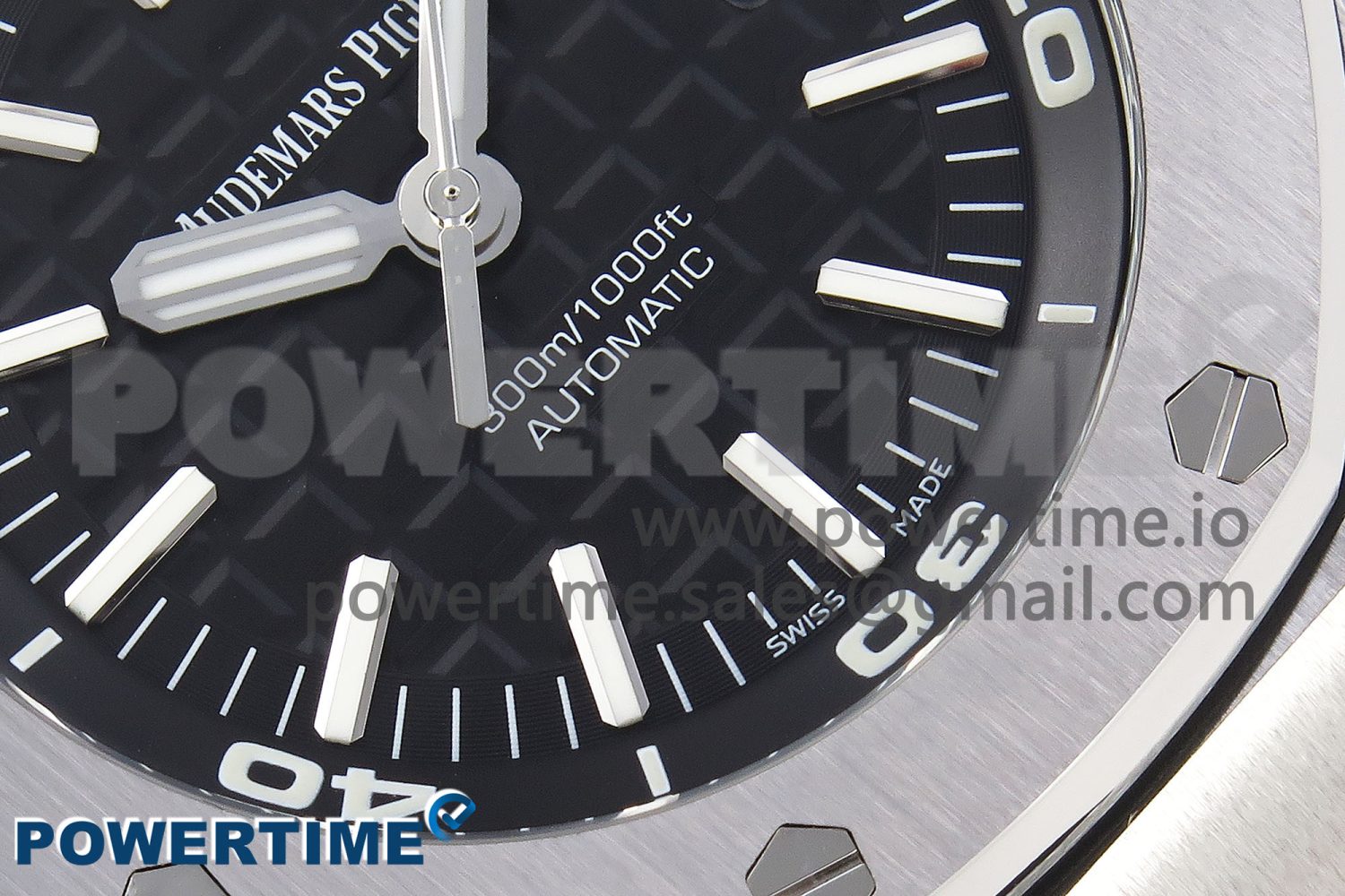 Royal Oak Offshore Diver 15710 ZF 1:1 Best Edition Black Dial on Black Rubber Strap SA3120 Super Clone V2 - Image 5