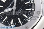 Royal Oak Offshore Diver 15703 ZF 1:1 Best Edition Black Dial on Black Rubber Strap SA3120 Super Clone V2 - Image 5