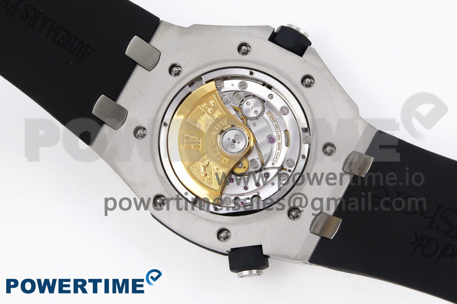 Royal Oak Offshore Diver 15703 ZF 1:1 Best Edition Black Dial on Black Rubber Strap SA3120 Super Clone V2 - Image 10
