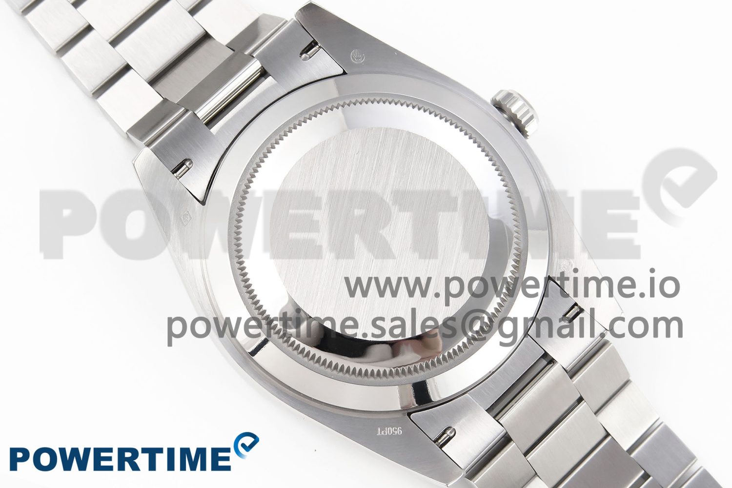 DayDate 40 SS GSF Gain Weight White Roman Dial Diamonds Bezel on President Bracelet A3255 - Image 10