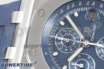 Royal Oak Offshore 42mm SS APF 1:1 Best Edition Deep Blue Dial on Deep Blue Rubber Strap A4404 - Image 4