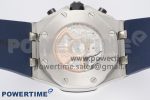 Royal Oak Offshore 42mm SS APF 1:1 Best Edition Deep Blue Dial on Deep Blue Rubber Strap A4404 - Image 8