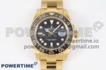 GMT Master II 116718 LN 904L SS APF 1:1 Best Edition Black Dial on YG Bracelet VR3186 CHS